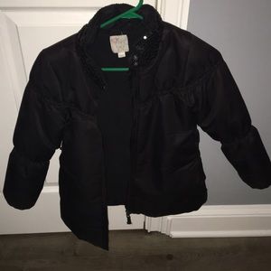 Black winter coat